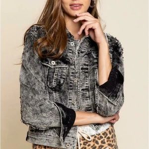 Studded Corduroy POL Jacket